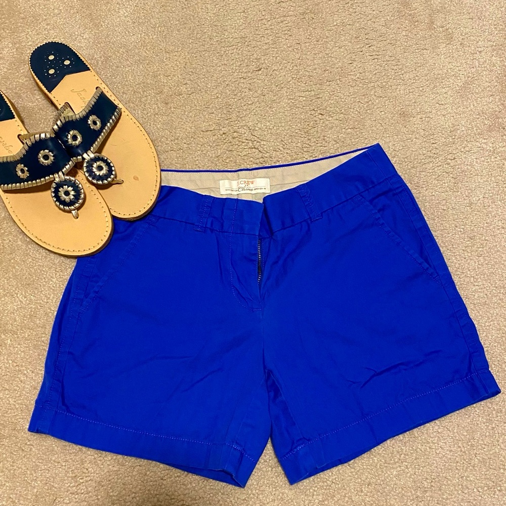 J. Crew Chino Shorts. 100% Cotton. Broken in style.